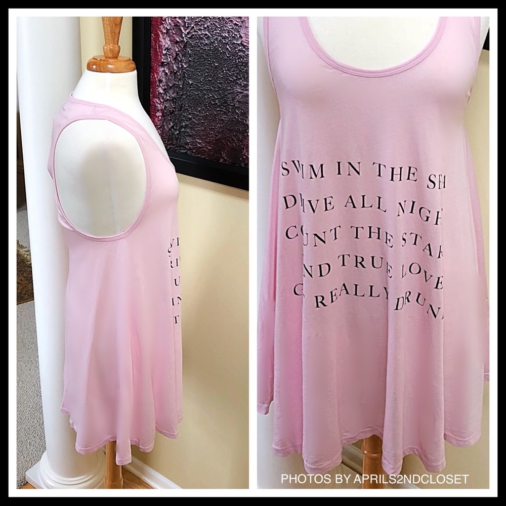 WILDFOX TANK MINI COVERUP TUNIC DRESS - Picture 7 of 8